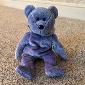RARE TY Classic Beanie Clubby II Plush Teddy Bear